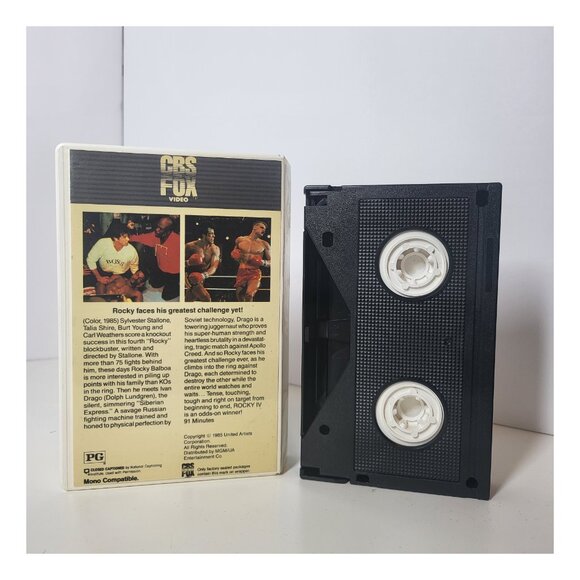 Rocky IV BETA Tape Betamax (Not VHS) Sylvester Stallone - Picture 2 of 2